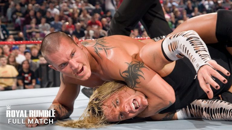 شاهد l راندى أورتن ضد جيف هاردى – مباراة كاملة علي حزام الإتحاد