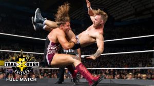 شاهد Tyler Bate vs. Pete Dunne – WWE U.K. Title Match