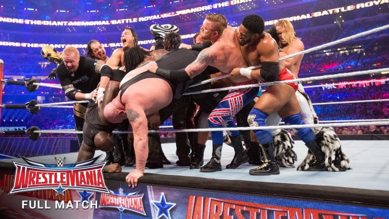 فيديو : مباراة كاملة Andre the Giant Memorial Battle Royal: WrestleMania 32