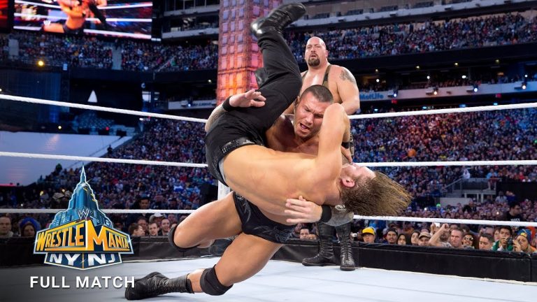 شاهد l مباراة كاملة شيماس , البيج شو , أورتن ضد الشيلد