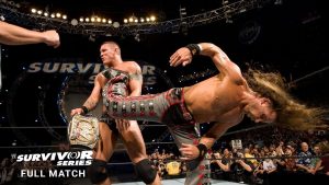 مباراة كاملة l شون مايكلز ضد راندى أورتن