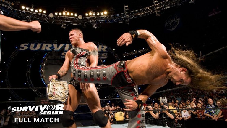 مباراة كاملة l شون مايكلز ضد راندى أورتن