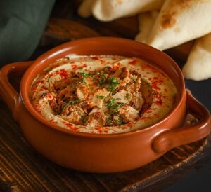 حمص بالدجاج