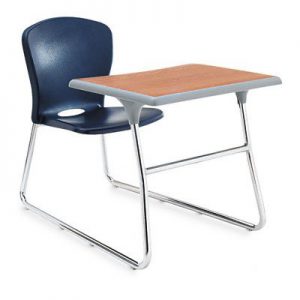 Desk with chair model